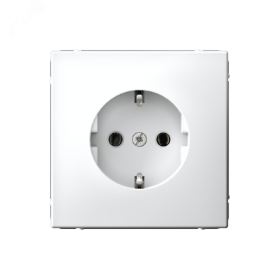 ARTGALLERY РОЗЕТКА с заземлением, 16А, механизм, быстрозажимные клеммы, белый GAL000143S