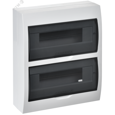Бокс ЩРН-П-24 мод. навесной пластик IP41 GENERICA MKP12-N-24-41-G