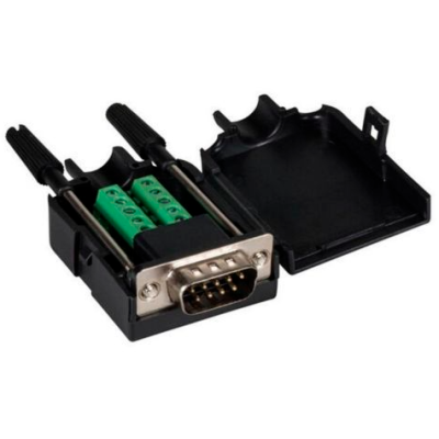 D-SUB-DB9-M-RS / вилка 9pin с клеммником в корпусе