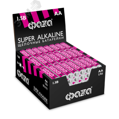 Элемент питания алкалиновый, LR 6(АА) Super Alkaline 4шт 2854643