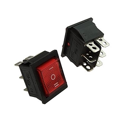 KCD4-601-C R/6P ON-OFF-ON