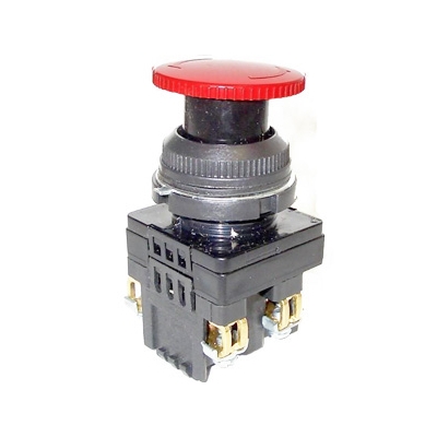 КЕ-201/2, красный, 1з+1р, гриб с фикс., IP54, 10А ,660В (ЭТ)