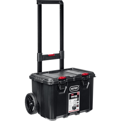 KETER STACKNROLL, 525 х 411 х 560 мм, (21″), пластиковый ящик-тележка на колесах (38397)
