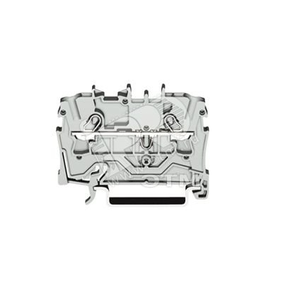 Клемма двухпроводная проходная 0.5-4(6)мм.кв. на DIN рейку 2004-1201