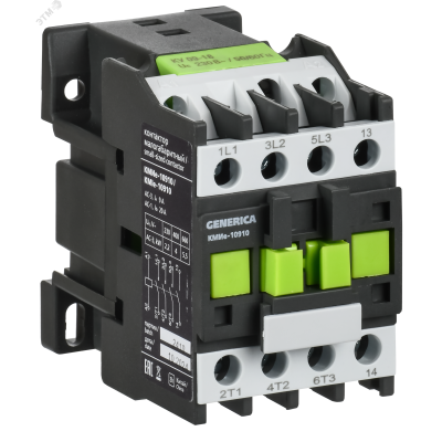 Контактор КМИе-10910 9А 230В/АС3 1НО KKME11-009-230-10