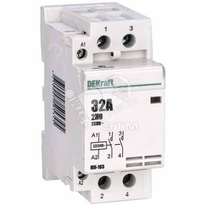 Контактор модульный МК-103 2НО 32А 230В 18071DEK