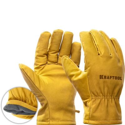 KRAFTOOL EXTREM, XL (10) кожаные рабочие перчатки (1136-XL)