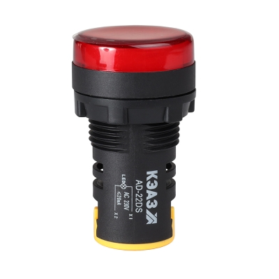 Лампа AD22DS(LED) матрица D22мм красный 24В AC/DC- 303939