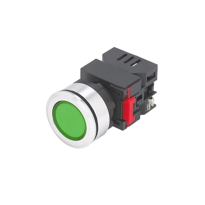 ЛС-30-З-2-24-65У1, зелёная, светодиодная матрица d=30мм, 24В AC/DC, IP65 (ЭТ)