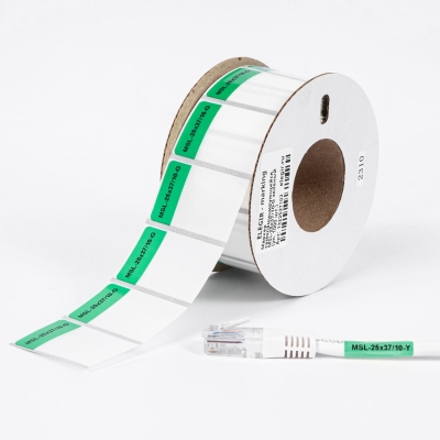 Маркер самоламинирующийся MSL-25x37/10-G зеленый (уп. 1000 шт.) арт.1322537102