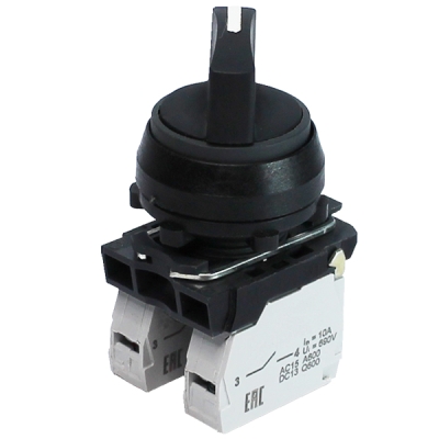 ПЕ-011 исп.2м, 1з+1р, 10А, 660В, рукоятка на 2 положения -45° +45°, IP40 (ЭТ)