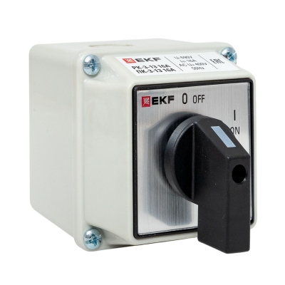 Переключатель кулачковый ПК-3-13 3П 16А "ВКЛ-ВЫКЛ" IP54 pk-3-13-16