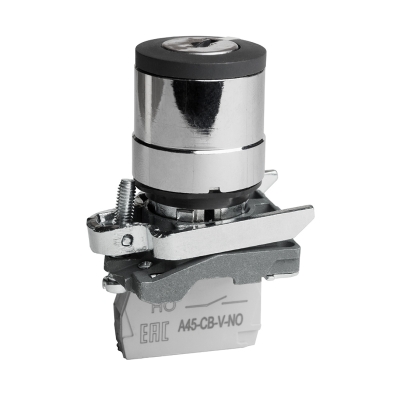 Переключатель OptiSignal D22 C4-SK-21 с ключем 2 положения металл 1НО XB4BG21 332170