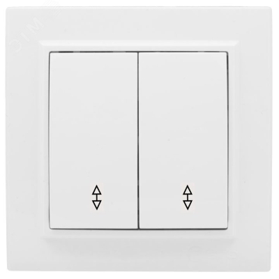 Переключатель проходной 2-кл. СП Минск 10А IP20 бел. Basic ERV10-027-10