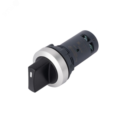 Переключатель SB7 моноблочный 22 мм 2 позиции с фиксацией, металл, 1НО, IP65 SB7ED21