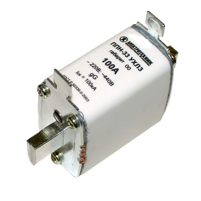 Плавкая вставка ППН-33 УХЛ3, 80А, габарит 00, IP00 (ЭТ)