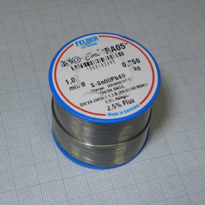 Припой Sn60Pb40 RA05 1.0мм 250гр