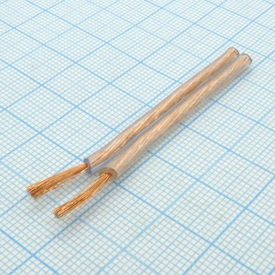 Провод акустический 2 х 1.5мм.кв.прозр.