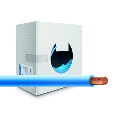 Провод монтажный cabH07V-K-1x6-b100-blu