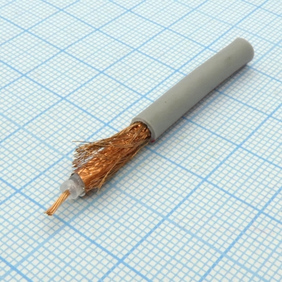 Провод RG-58C/U медь. 50ом (1м)