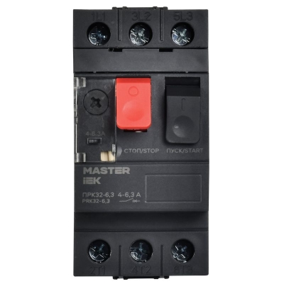 Пускатель ПРК32-6.3 In6.3А Ir4-6.3А Ue 660В DMS11-D63