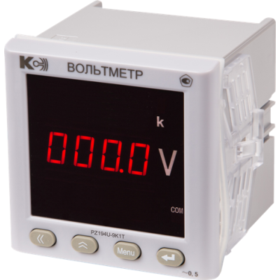 PZ194U-9K1T Вольтметры одноканальные 1RS-485/1AO (лицевая панель 96х96 мм)