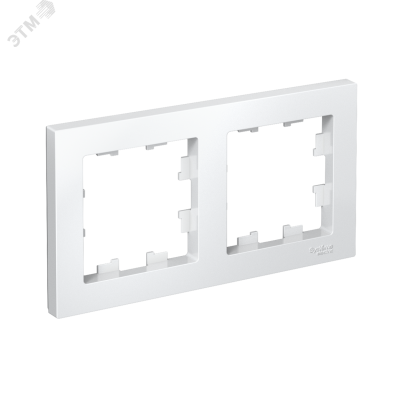 Рамка 2-м AtlasDesign универс. бел. SE ATN000102