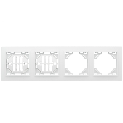 Рамка 4-м Минск горизонтальная бел. Basic ERM-G-304-10