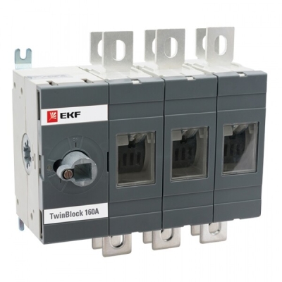 Рубильник 3п 200А реверсивный без рукоятки управления TwinBlock tb-s-200-3p-rev