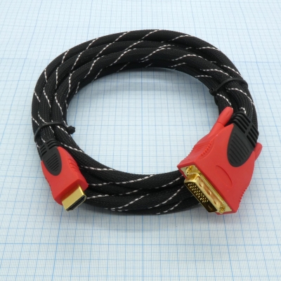 Шнур DVI - HDMI (AV-HD03) G3 м.