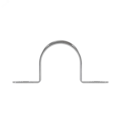 Скоба крепежная двухлапковая d25-26мм метал. оцинк. 53357