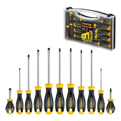 STAYER Hercules-K11 набор отверток 11 шт