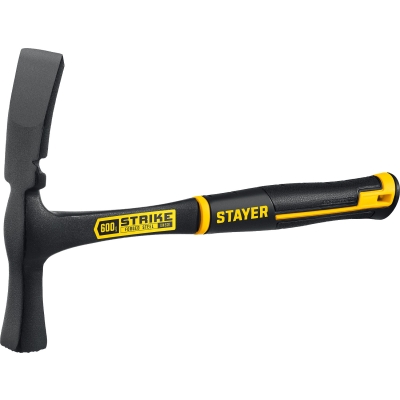 STAYER Strike, 600 г, цельнометаллический молоток каменщика, Professional (20165)