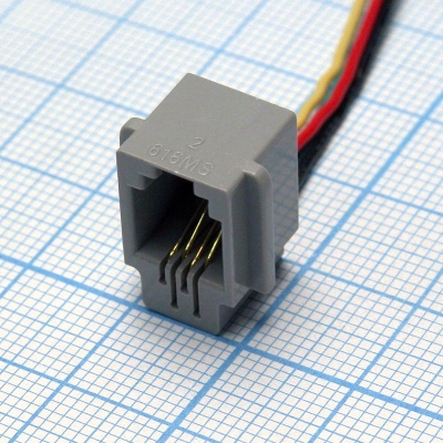 TJ4P4C розетка с проводом (206) 106