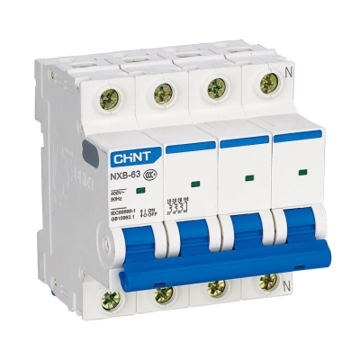 Выключатель автоматический модульный 4п C 40А 6кА NXB-63 CHINT 814252