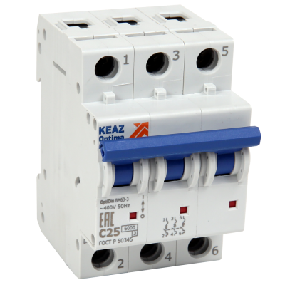 Выключатель автоматический модульный OptiDin BM63-M-3D40-10-УХЛ3 294820