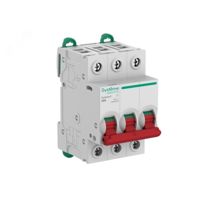 Выключатель нагрузки (ВН) 3P 40A 400В Systeme9 S9S40340