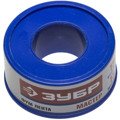 ЗУБР 0.1 мм х 19 мм х 15 м, 0.25 г/см3, ФУМ лента (12373-19-025)