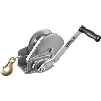 ЗУБР 0.5 т, 8 м, ручная барабанная подъемная тросовая лебедка, Профессионал (43117-0.5)